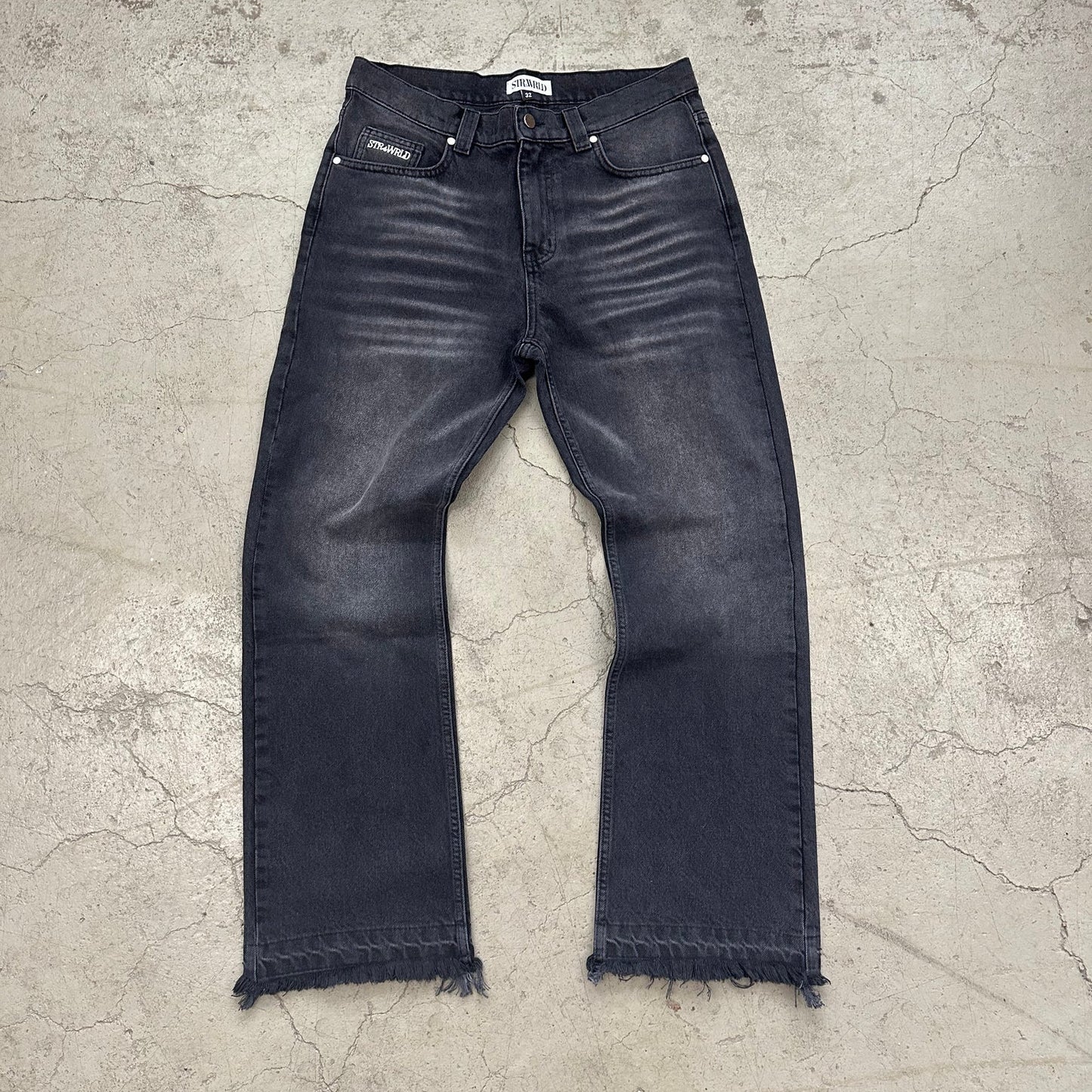Flared Denim Jeans