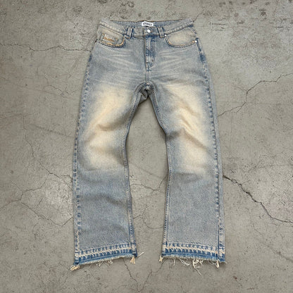 Flared Denim Jeans