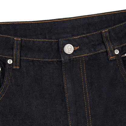 Cherry Blossom Embroidery Jeans
