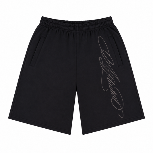 Cursive Jogger Shorts