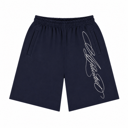 Cursive Jogger Shorts