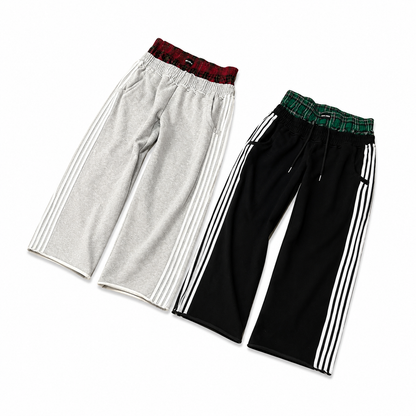 Striped Baggy Sweatpants