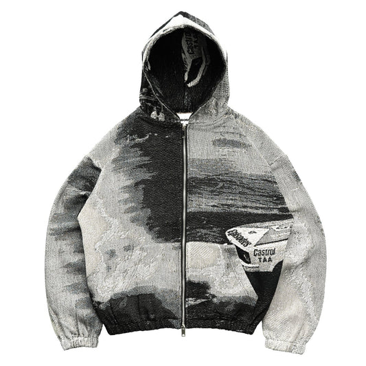 Drift Tapestry Zip-Up Hoodie