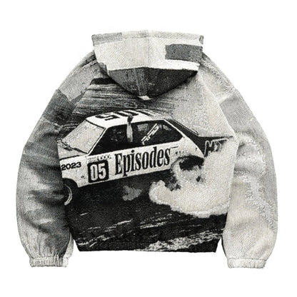 Drift Tapestry Zip-Up Hoodie
