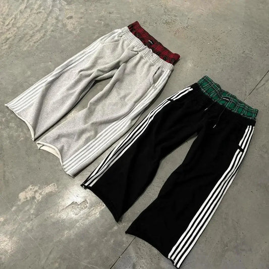 Striped Baggy Sweatpants