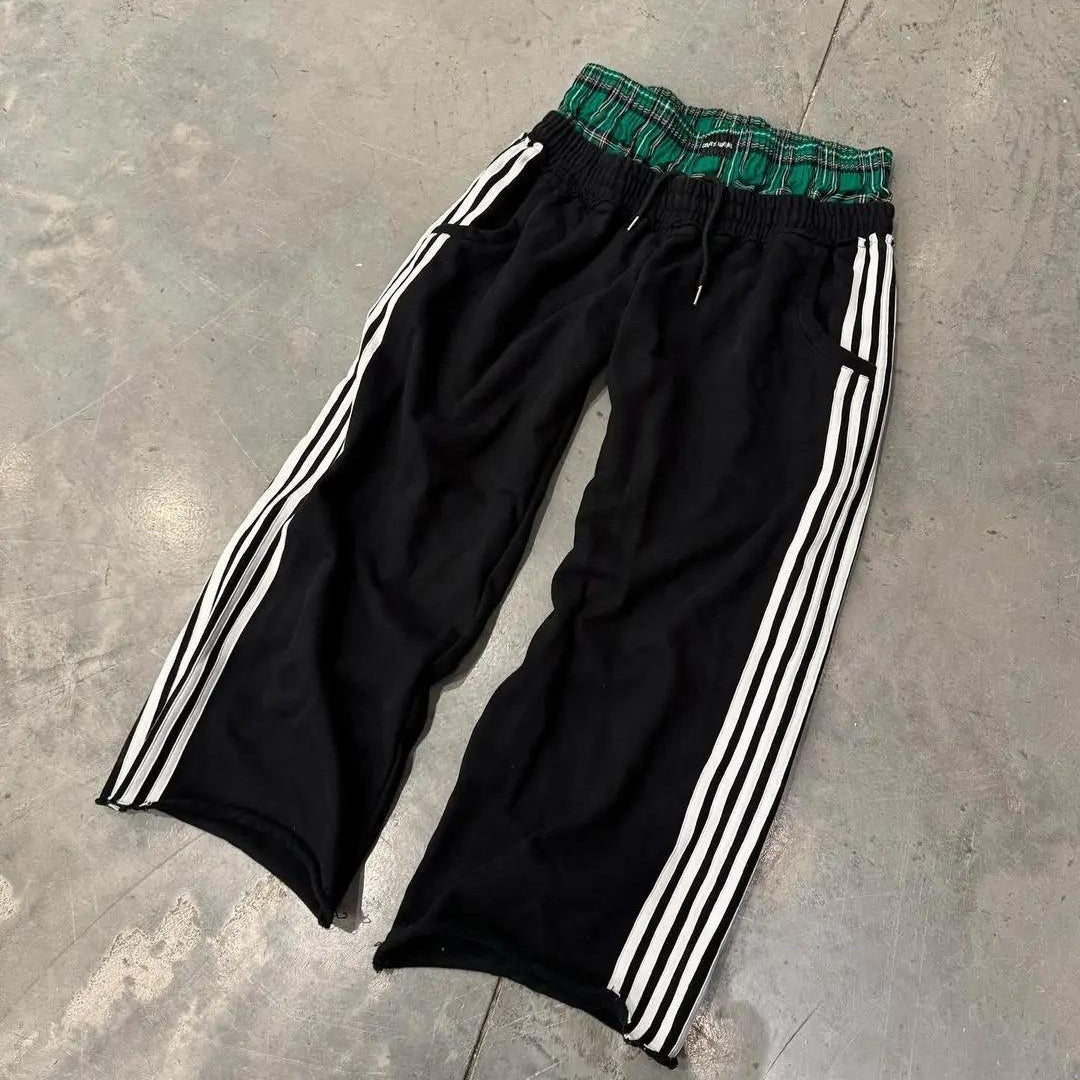 Striped Baggy Sweatpants