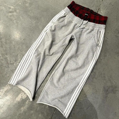 Striped Baggy Sweatpants