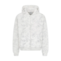 Grey Camo Zip Up